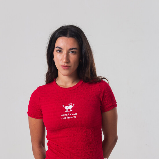 Remera Pulau Cherry Rojo
