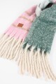 Bufanda a rayas color block multicolor
