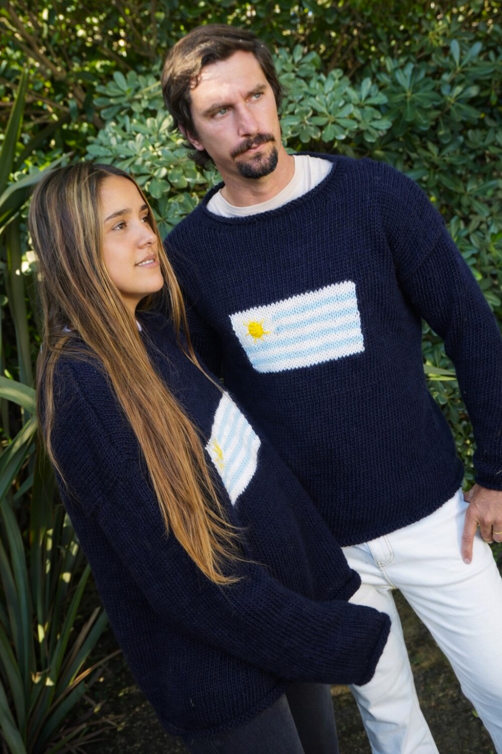 Sweater Flag Handmade Men Azul