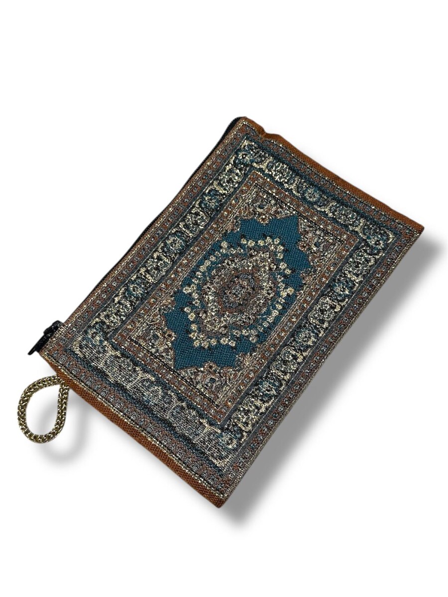 Monedero arabescos - Azul 