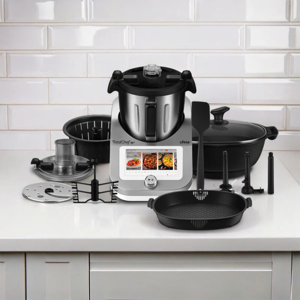 Robot de Cocina Inteligente TotalChef 2000W 4.5 lts negro