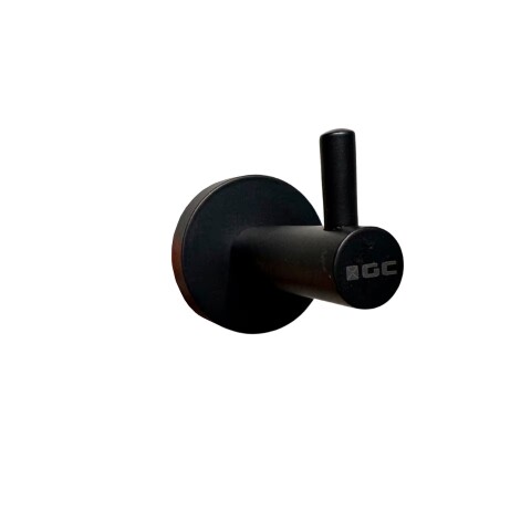 Percha negro mate Milano Dmc Percha Negro Mate Milano Dmc