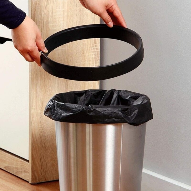 Tacho cesto basura circular 5L de acero inoxidable Tacho cesto basura circular 5L de acero inoxidable