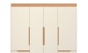 Ropero 4 puertas y 4 cajones - Vivacce Roble/blanco