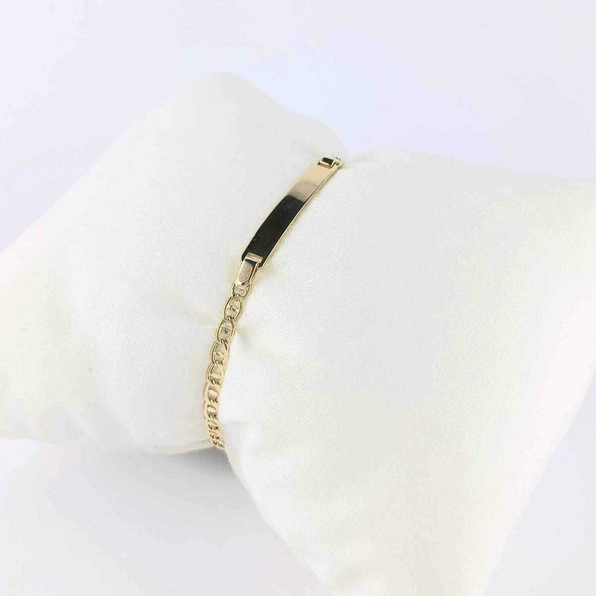 Pulsera de identidad en oro 10 ktes. 