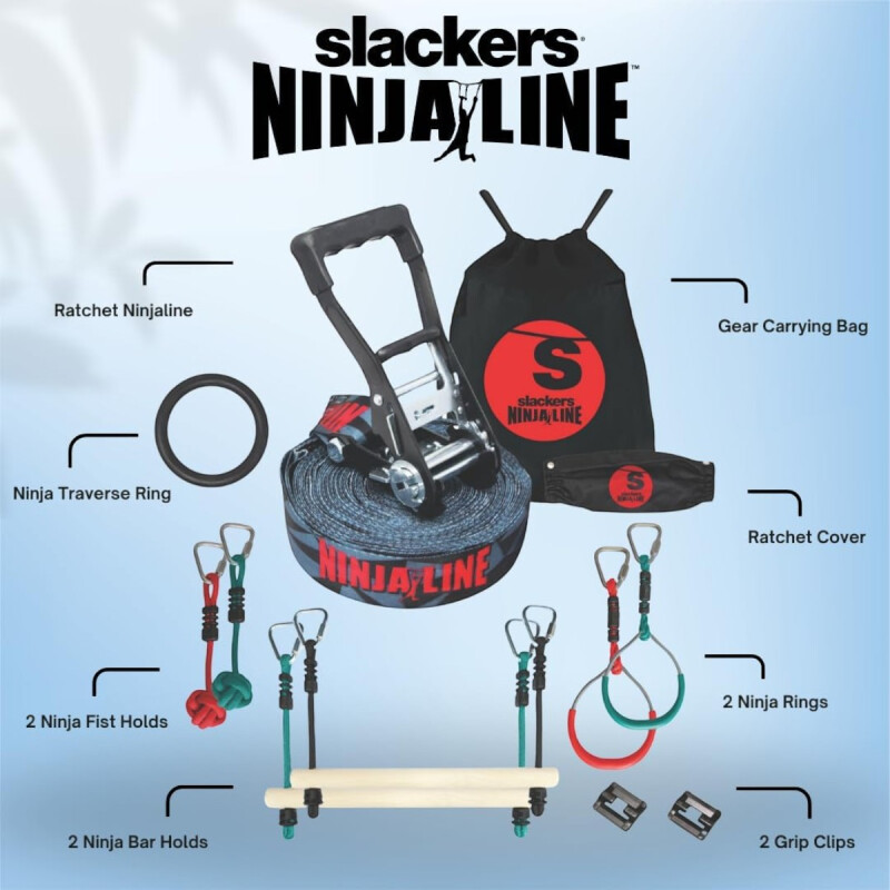 Slackline Ninja 11 m Kit Inicial Slackers Slackline Ninja 11 m Kit Inicial Slackers