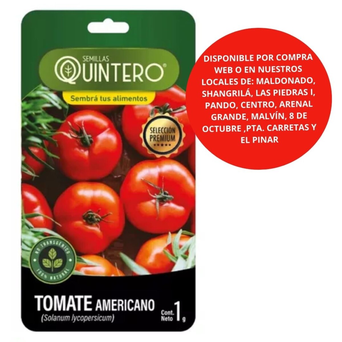 Semillas - Tomate americano 1g 