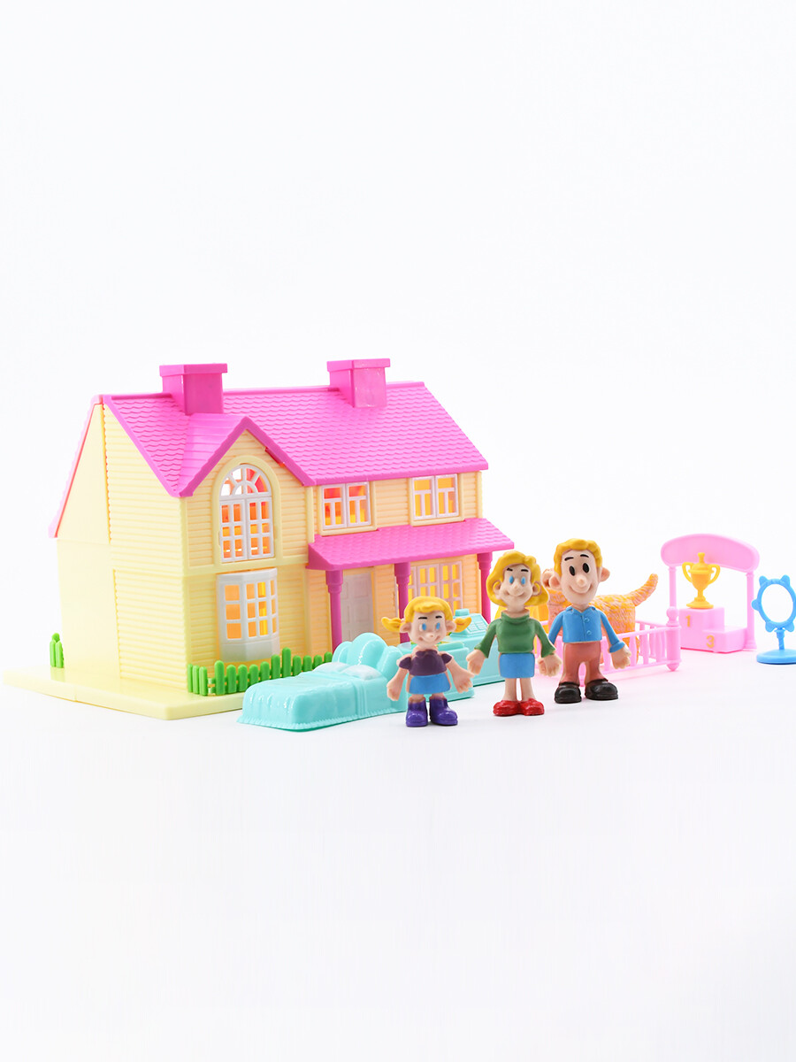 MINI VILLA JARDIN CON JUEGOS - AMARILLO 