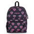 Mochila Cross Town - Unisex Happy Hearts Black