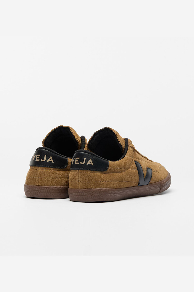 PANENKA SUEDE TENT BLACK BARK Camel