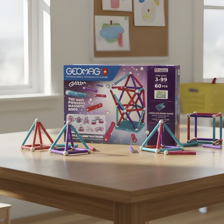 Juego paneles reciclados glitter 60 piezas Juego paneles reciclados glitter 60 piezas