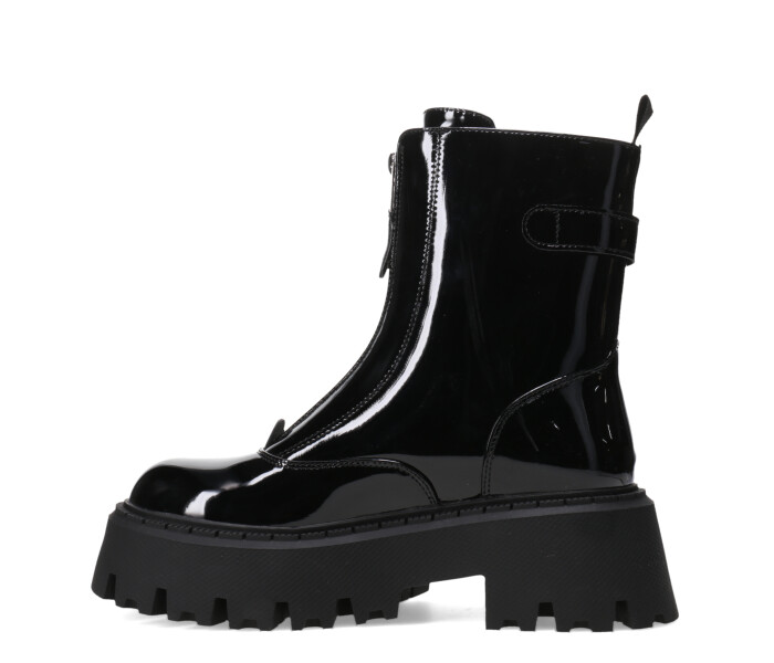 Bota STEVI con cierre en el empeine Black Patent