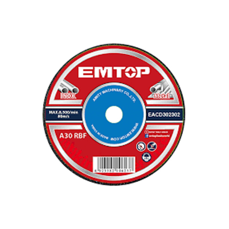 Disco Emtop Metal/inox 230mmx1.6mm C/u Disco Emtop Metal/inox 230mmx1.6mm C/u