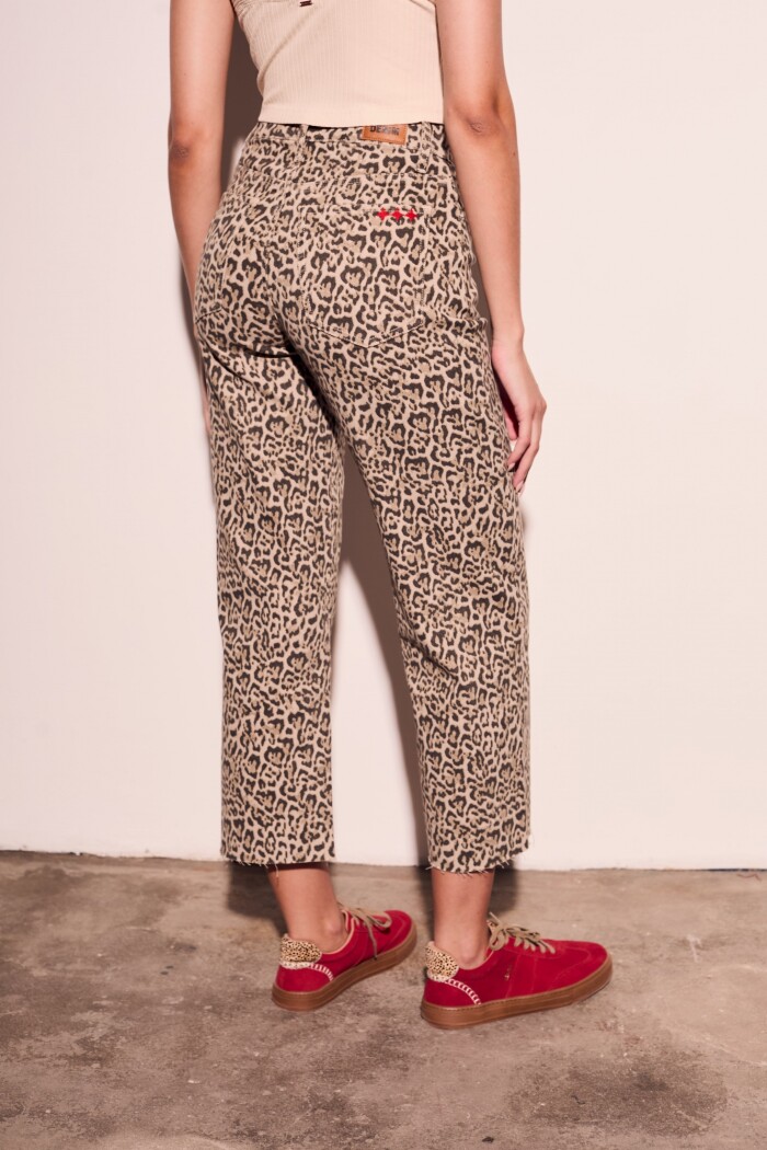 Jean Recto Animal Print Animal Print