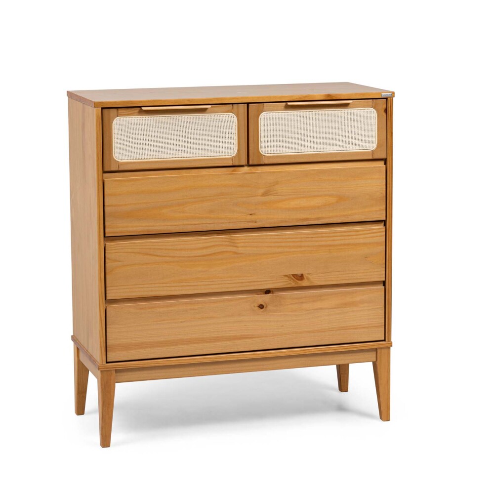 COMODA MADERA-MACIZA MARRON PRAGA
