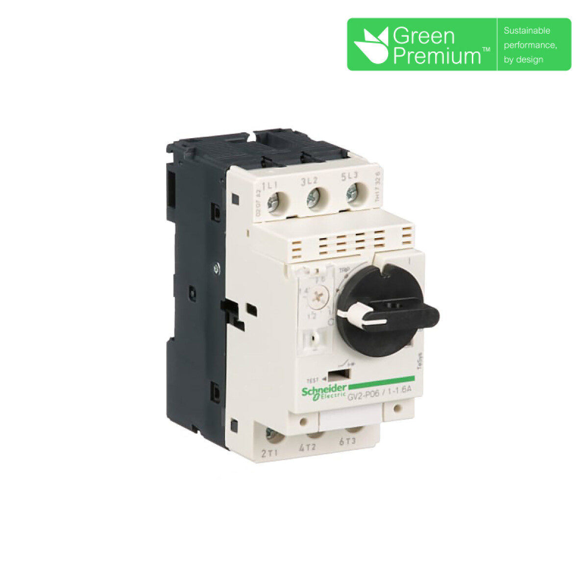Guardamotor 3P DIN 6-10A mando rotativo GV2P - TL2614 
