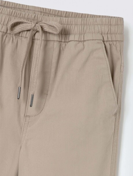 PANTALÓN INFANTIL CON CORDÓN BEIGE