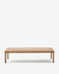 Mesa de centro Ambra de madera maciza de acacia con acabado claro 82,5 x 140 cm FSC 100% Mesa de centro Ambra de madera maciza de acacia con acabado claro 82,5 x 140 cm FSC 100%