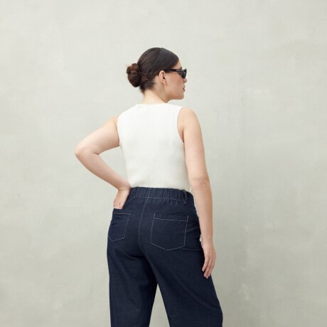 PANTALON ROMANE Indigo