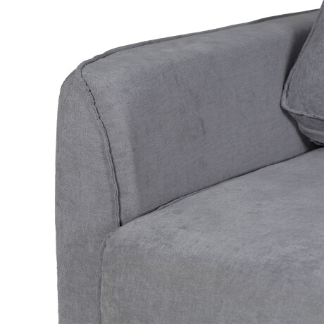 Sofá Cama Ravena - Tela Microfibra 9250 (Grafito)
