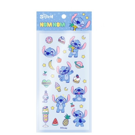 Stickers puffy Stitch celeste