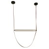 COLGANTE LED CURVO 13W CHOCOLATE Y NEGRO COLGANTE LED CURVO 13W CHOCOLATE Y NEGRO
