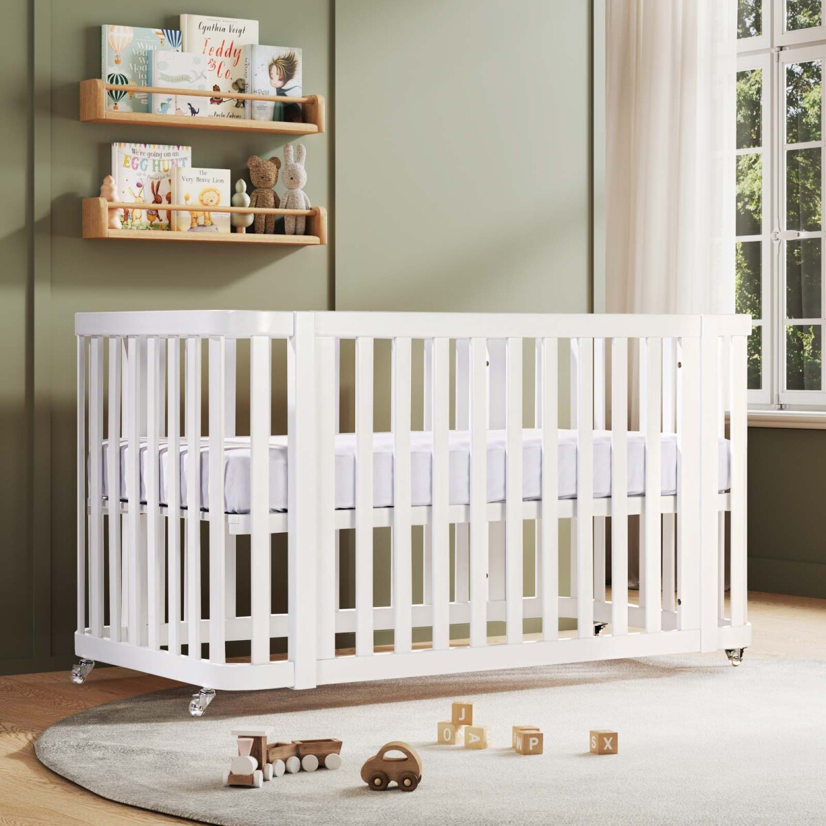 CUNA 3EN1 - MADERA BLANCO ELISE 