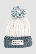 Gorro bicolor Blanco