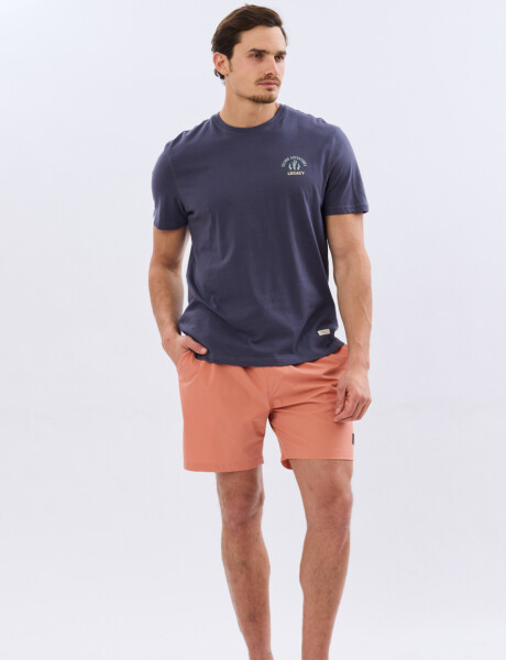 SHORT DE BAÑO FLEX LISO Coral