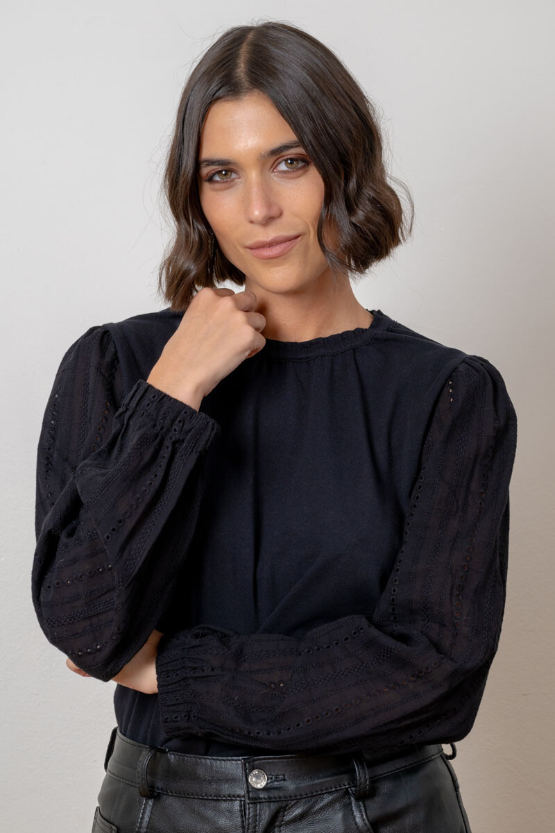 Remera cami Negro