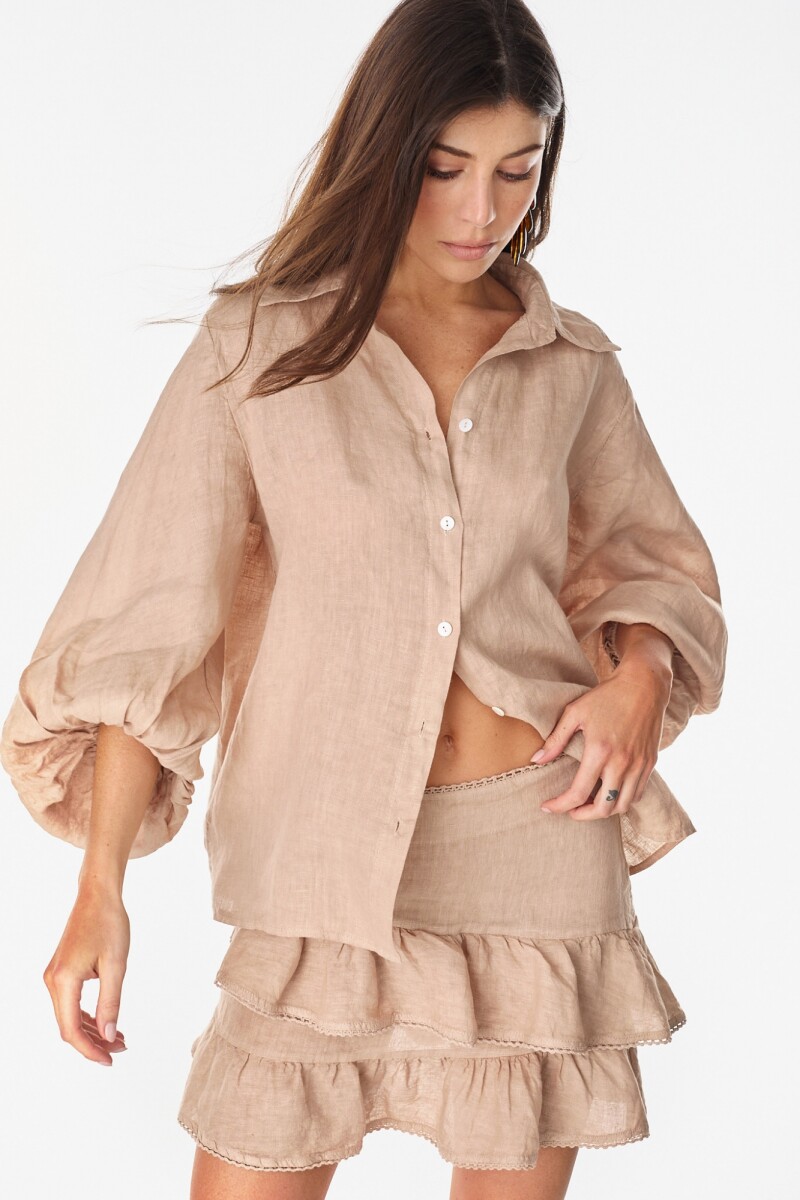 Camisa New Tero  Beige