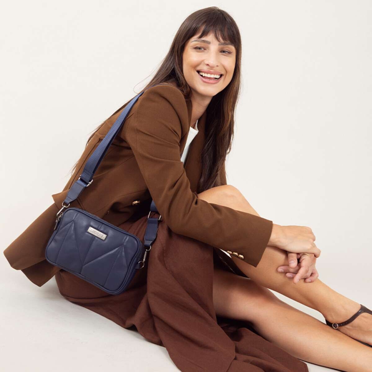 Bandolera Sarita - Azul Noche 