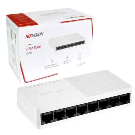 Switch Hikvision 8 Puertos Gigabit 001