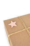 TAG ESTRELLA C/ADHESIVO 2X2 cm ROSA