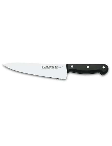 CUCHILLO CHEF 20CM AC.IN. M/NGO UNIBLOCK 3CLAVELES CUCHILLO CHEF 20CM AC.IN. M/NGO UNIBLOCK 3CLAVELES
