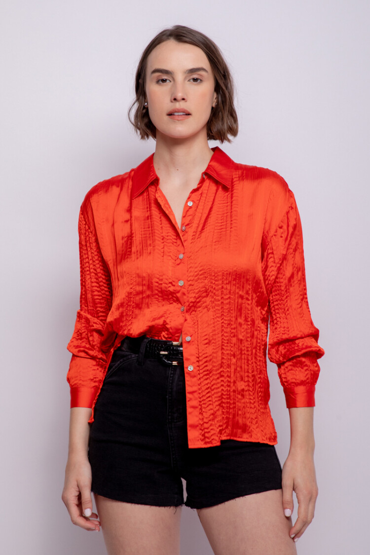 CAMISA SANT Rojo Brillante