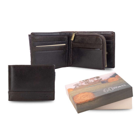 Billetera Cuero Namazu Chocolate