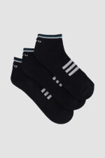 Pack x3 half terry ciclista dama mor Negro