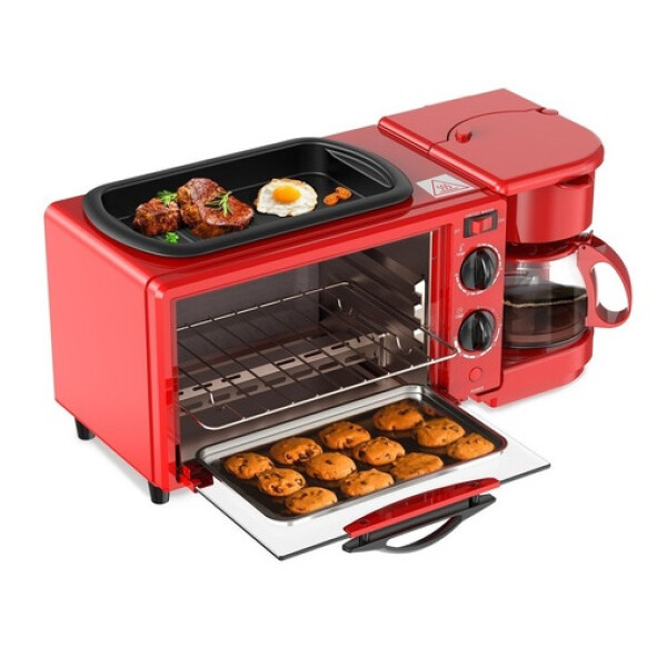 HORNO FREIDORA PLANCHA Y CAFETERA 3 EN 1 DECAKILA 1050W HORNO FREIDORA PLANCHA Y CAFETERA 3 EN 1 DECAKILA 1050W