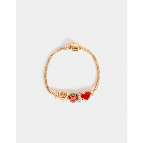 Pulsera Flexible Multidijes Dorado