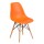 Silla Eames de colores y patas de madera Liso