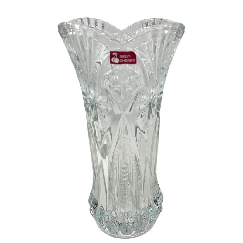 FLORERO DE VIDRIO RED CHERRY • 30cm FLORERO DE VIDRIO RED CHERRY • 30cm