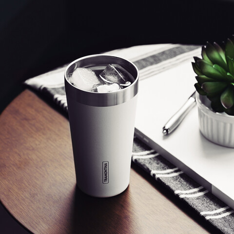 Vaso térmico blanco 420ml. "EXATA" -TRAMONTINA TF6703