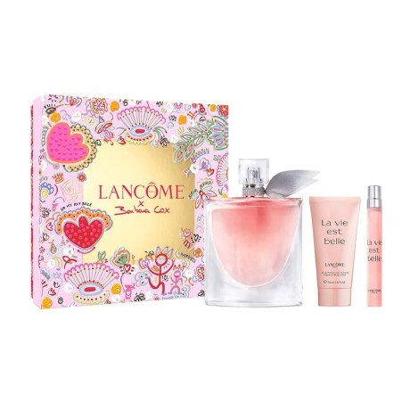 COFRE LANCOME LA VIDA ES BELLA BODY LOTION 50ML+ PARFUM 100 ML + PARFUM 10ML 001
