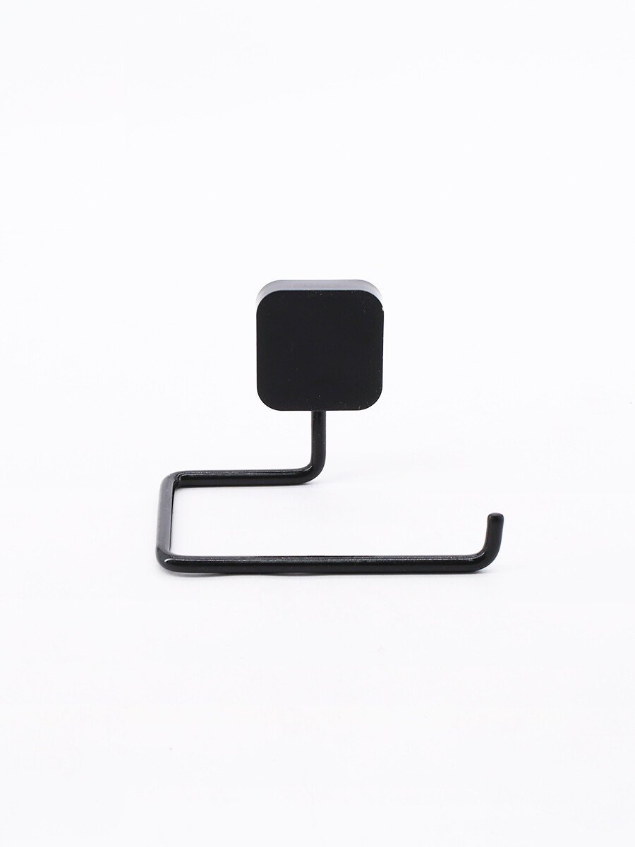 PORTA ROLLO PAPEL HIGIENICO - NEGRO 