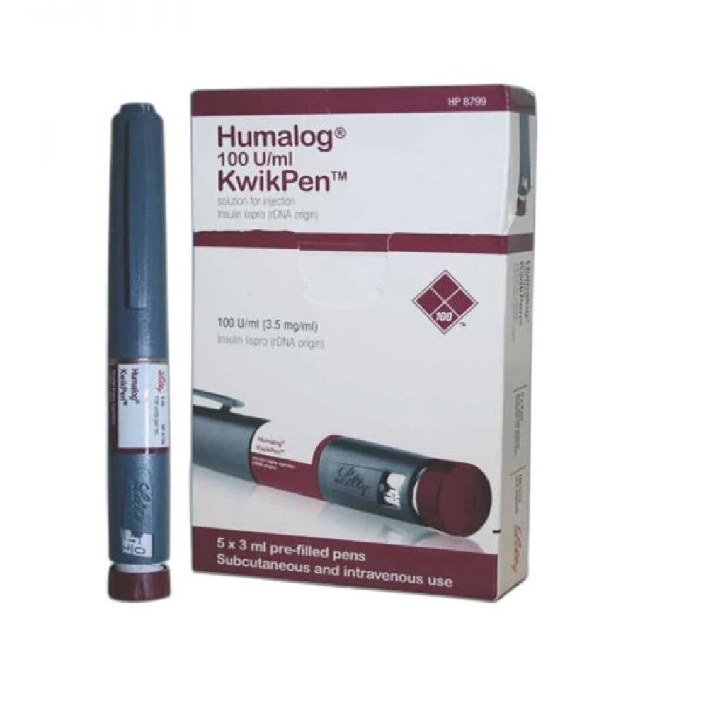 HUMALOG KWIKPEN INYECTOR PRELL. CJ X 5 D única