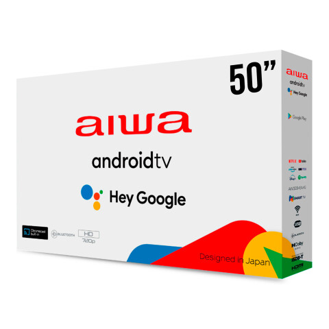 Tv Led Aiwa 50" Smart 4K 60Hz Isdbt Android Tv Led Aiwa 50" Smart 4K 60Hz Isdbt Android