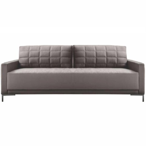 Sofá 8004 3 Cuerpos Tapizado en Tela Tostado Sofá 8004 3 Cuerpos Tapizado en Tela Tostado