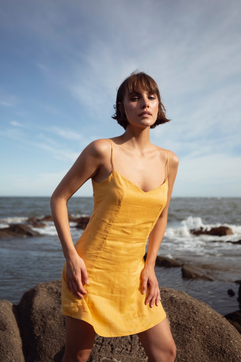 VESTIDO FORTALEZA Amarillo