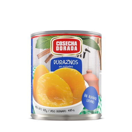 Durazno en Almíbar Cosecha Dorada 820g Durazno en Almíbar Cosecha Dorada 820g